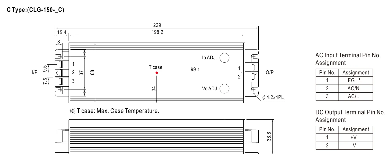 CLG-150-20A C Type:(CLG-150-_C)