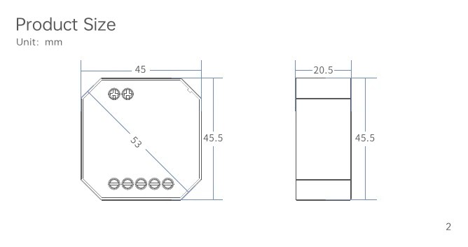 KDS Product Size