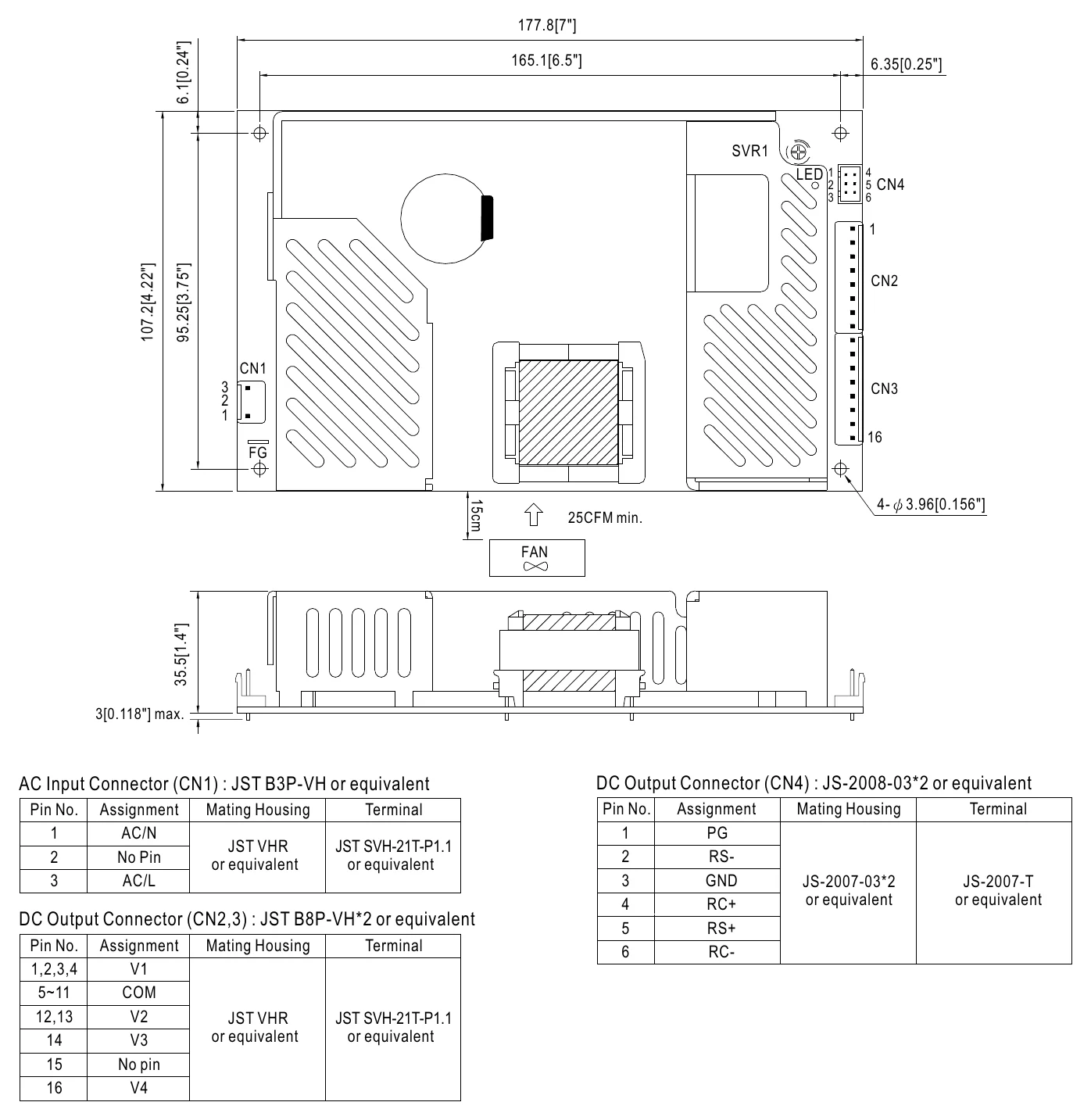 MPS-200-15 Mechanical Specification(MPD/T/Q-200)