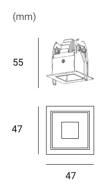 Cultro 150 Tiltable Dimensions (mm)