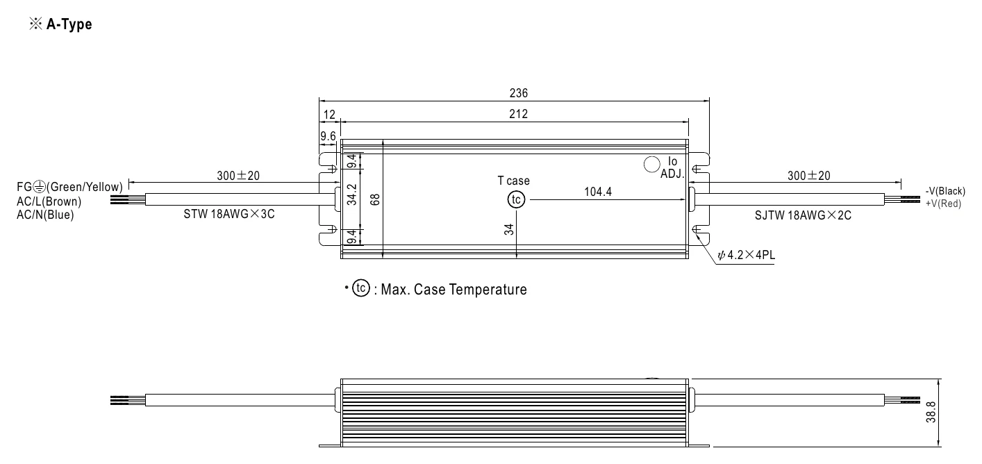 HVGC-100-700A MECHANICAL SPECIFICATION ※ A-Type