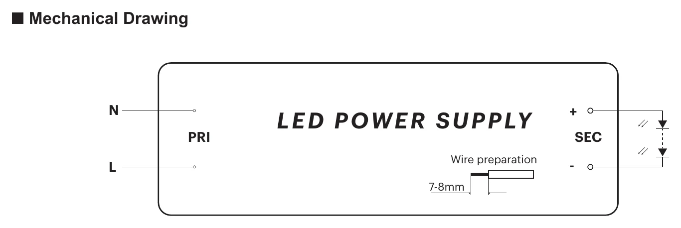 S-EV-SNR-60-24 Mechanical Drawing