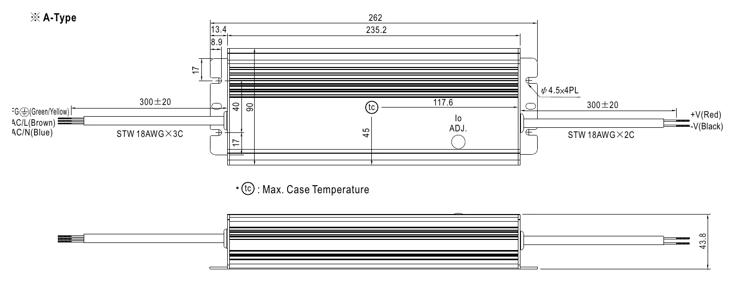 HVGC-320-2800A MECHANICAL SPECIFICATION ※ A-Type
