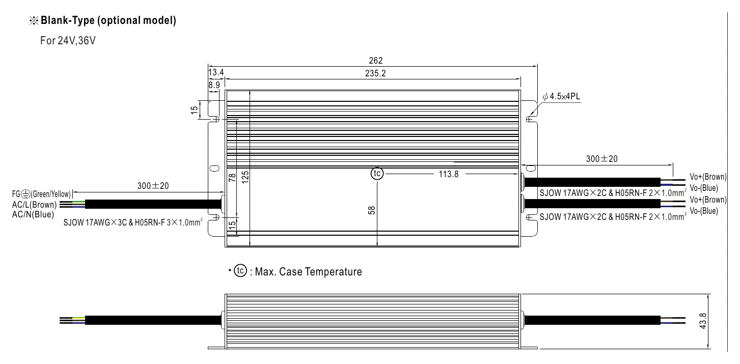 HEP-480-36 ※Blank-Type (optional model)
