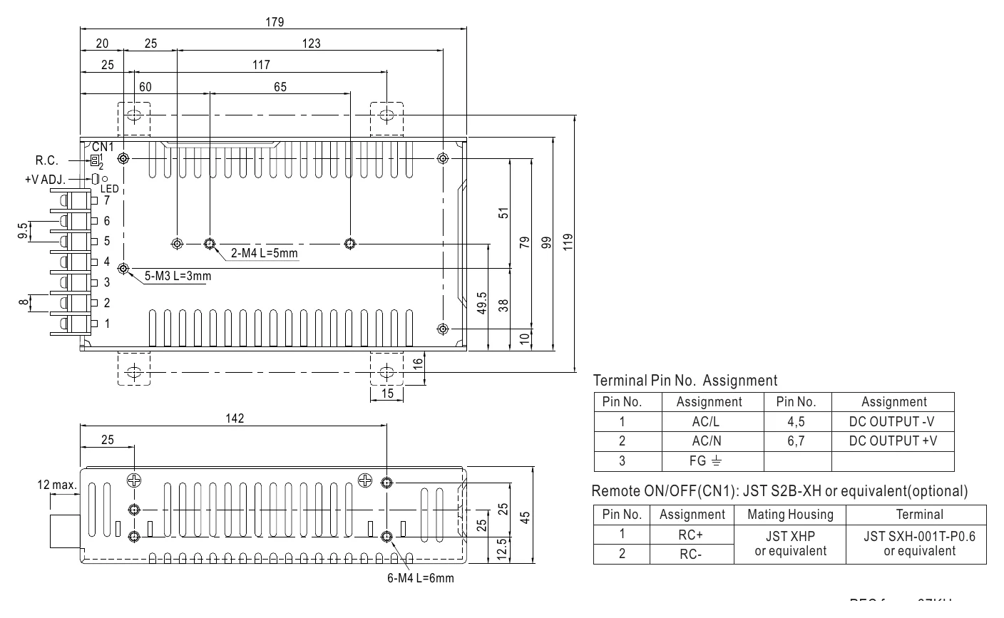 SP-100-7.5 Mechanical Specification