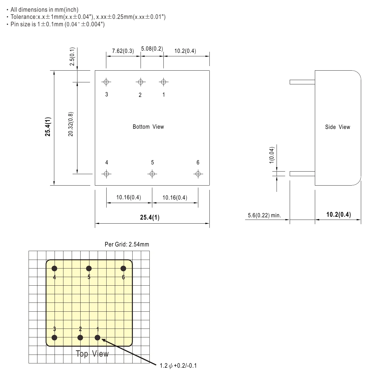 SKMW20W8-03 Mechanical Specification