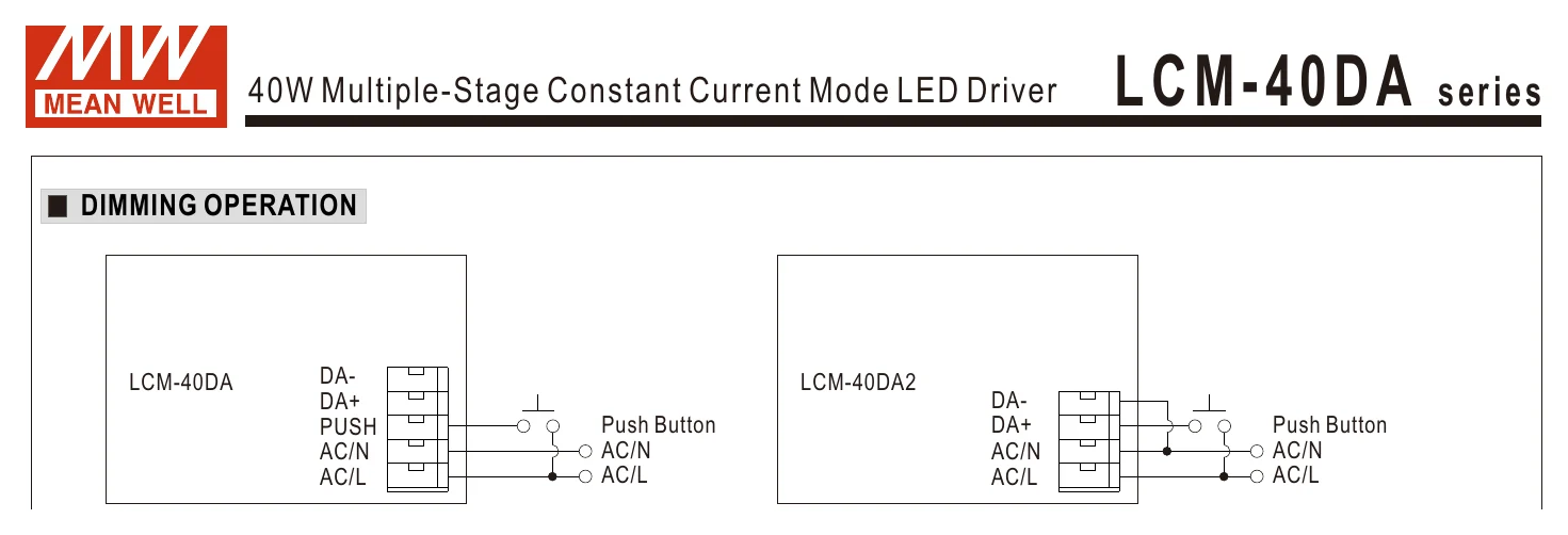 LCM-40DA LCM-40DA series