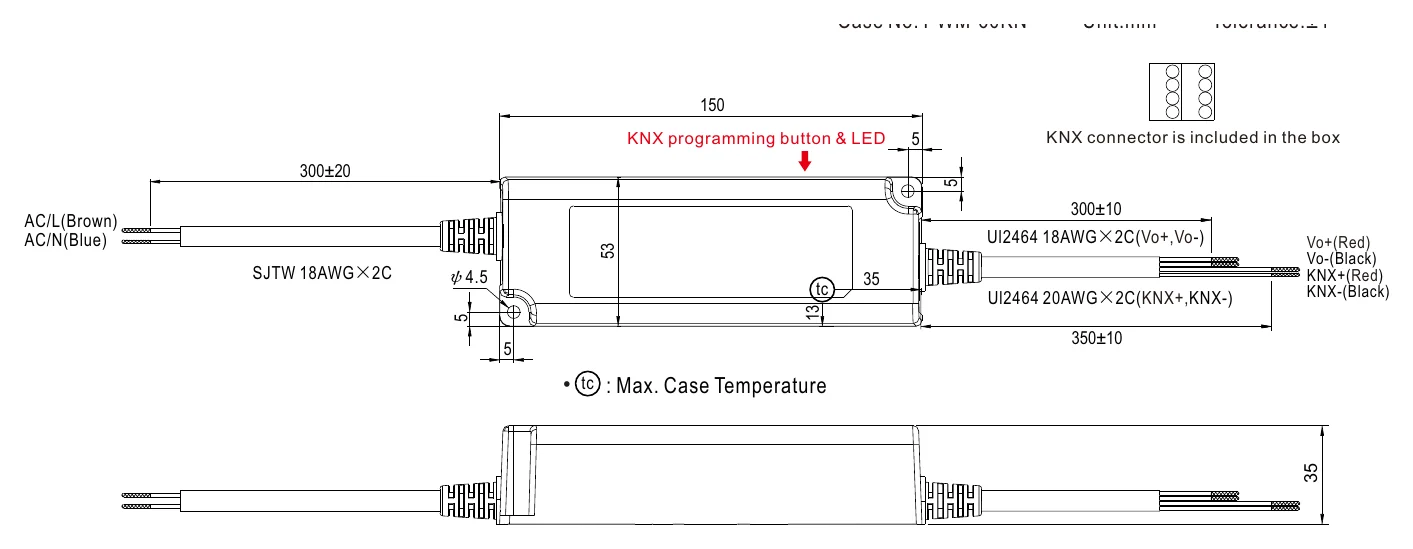 PWM-60-12KN Mechanical Specification