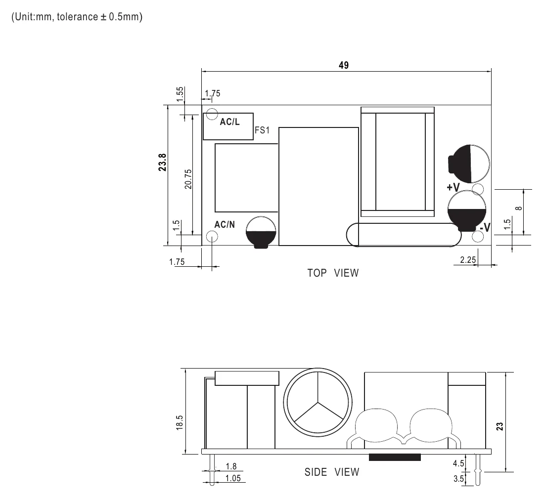 MFM-15-24 Mechanical Specification