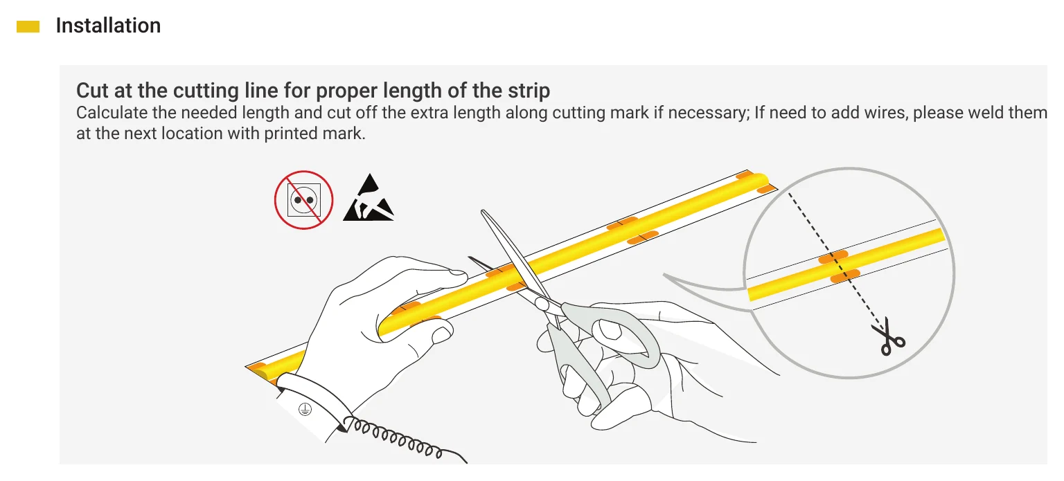 Archilight Pure Lume COB Strip - 8MM Installation