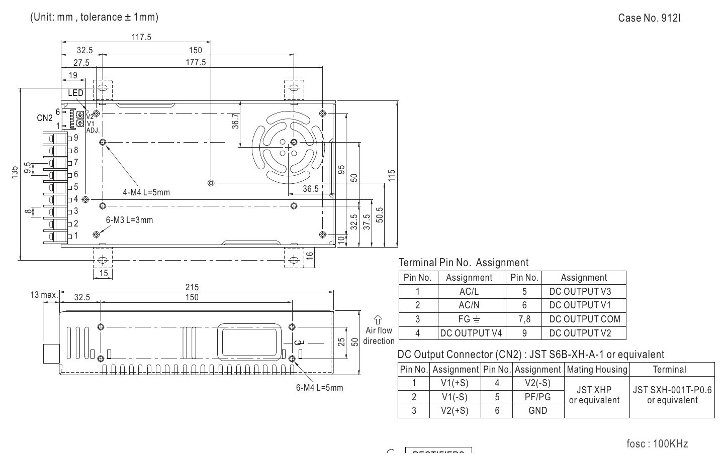 QP-320D Mechanical Specification