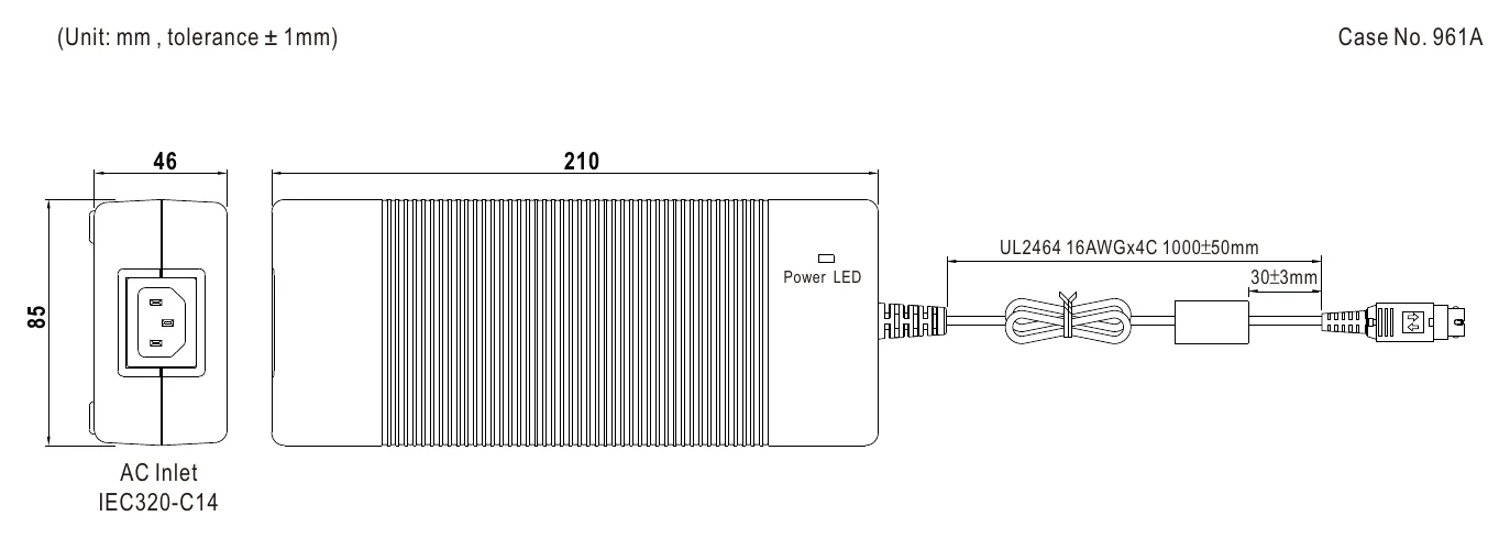 GST220A20-R7B Mechanical Specification