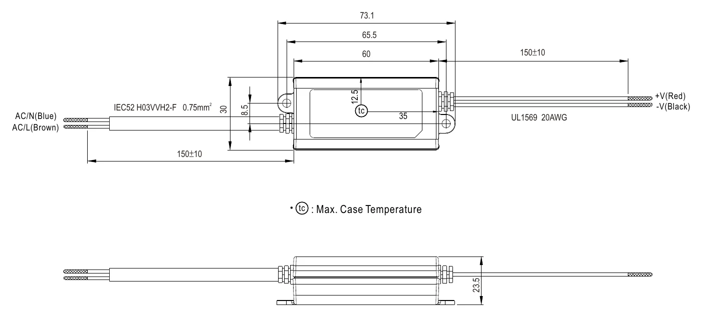 APC-8E-500 Mechanical Specification