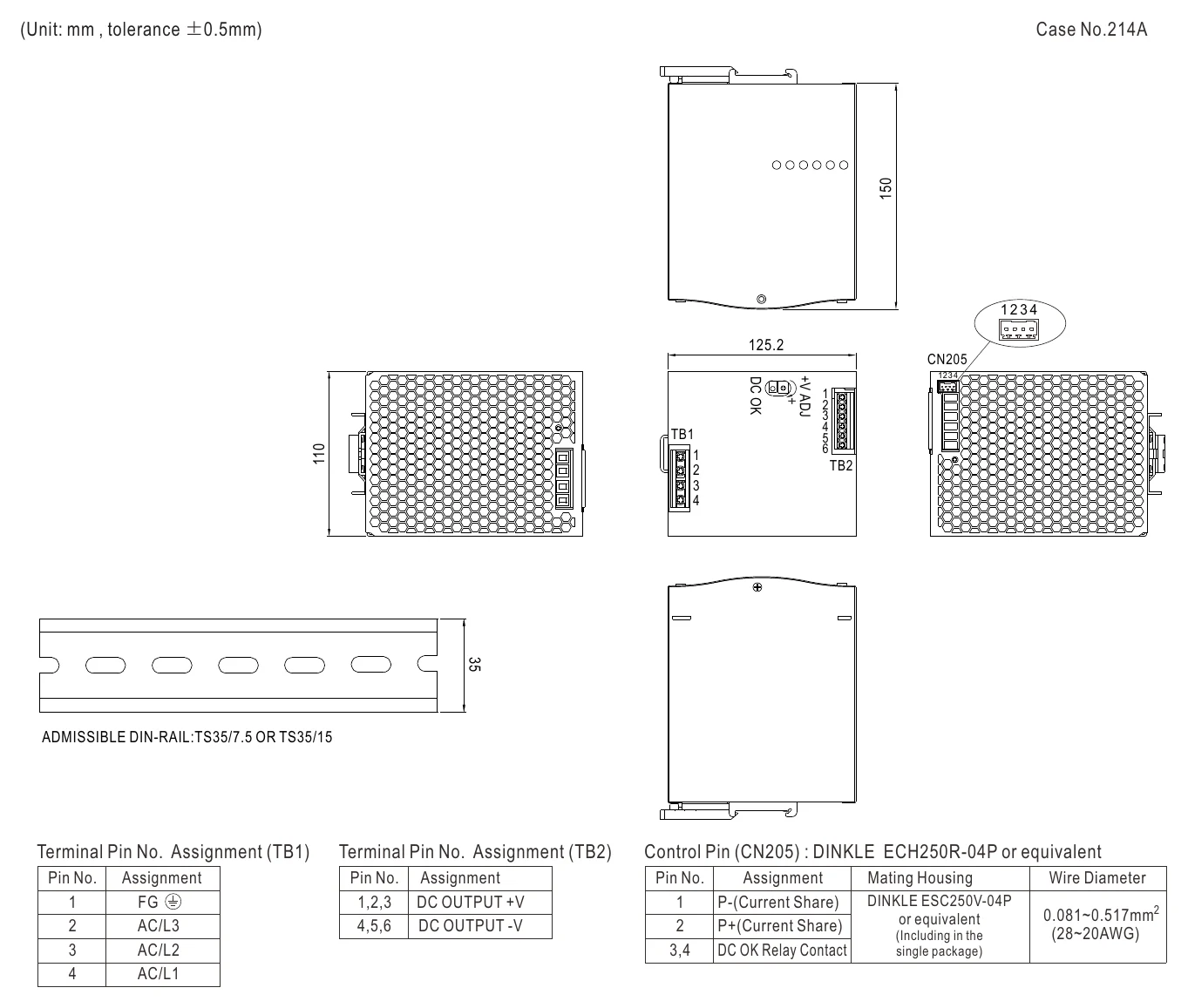 TDR-960-48 Mechanical Specification