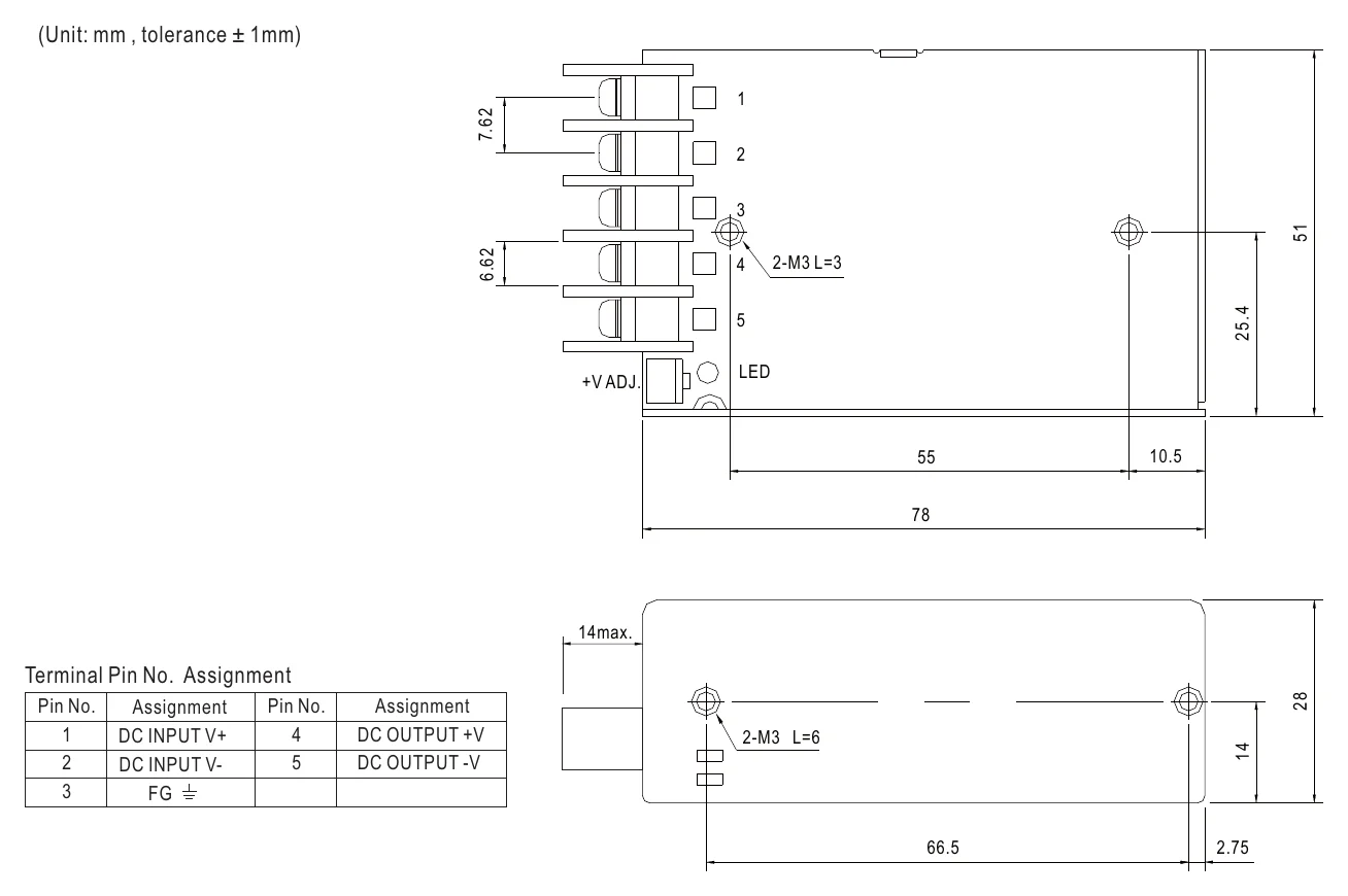 SD-15A-24 Mechanical Specification