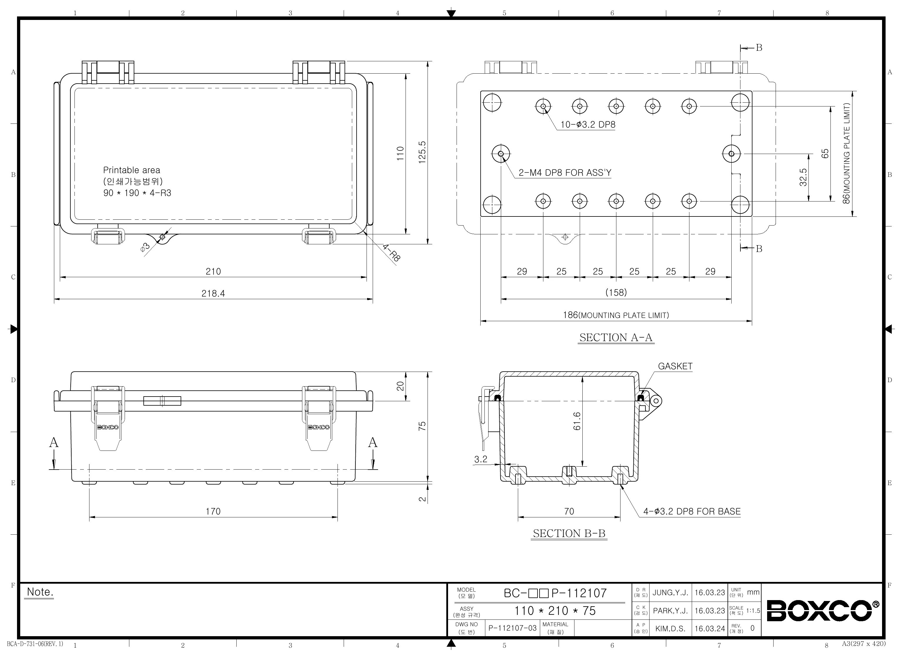 BC-ATP-112107 Dimensions (mm)
