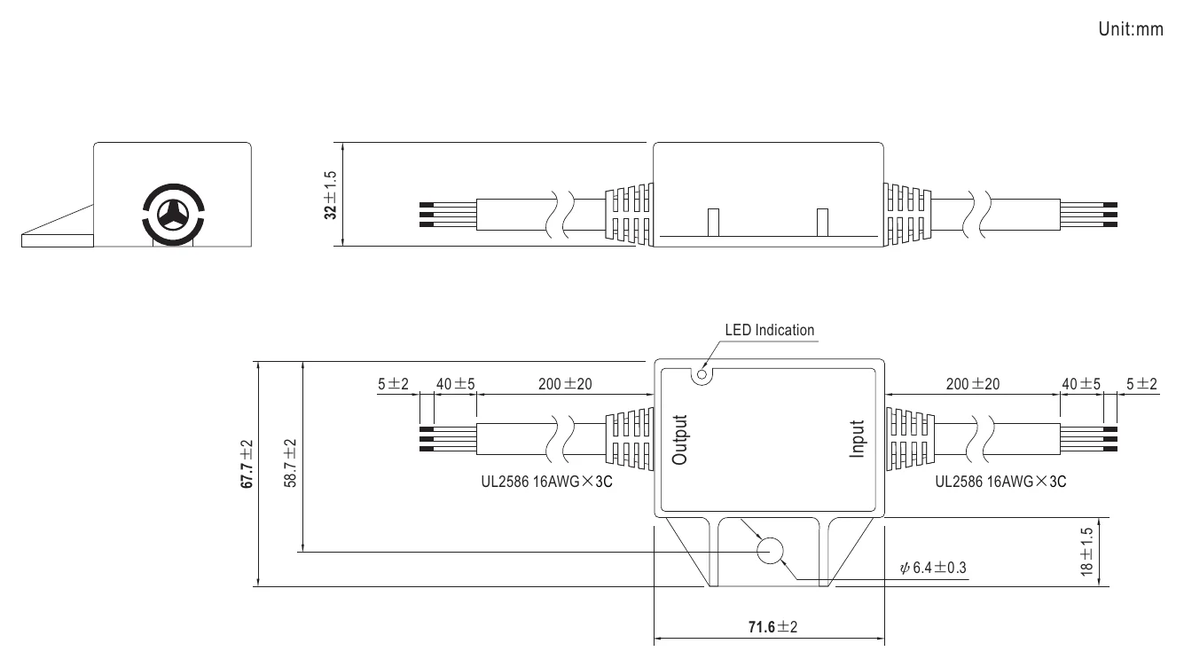 SPD-20HP-277S Mechanical Specification