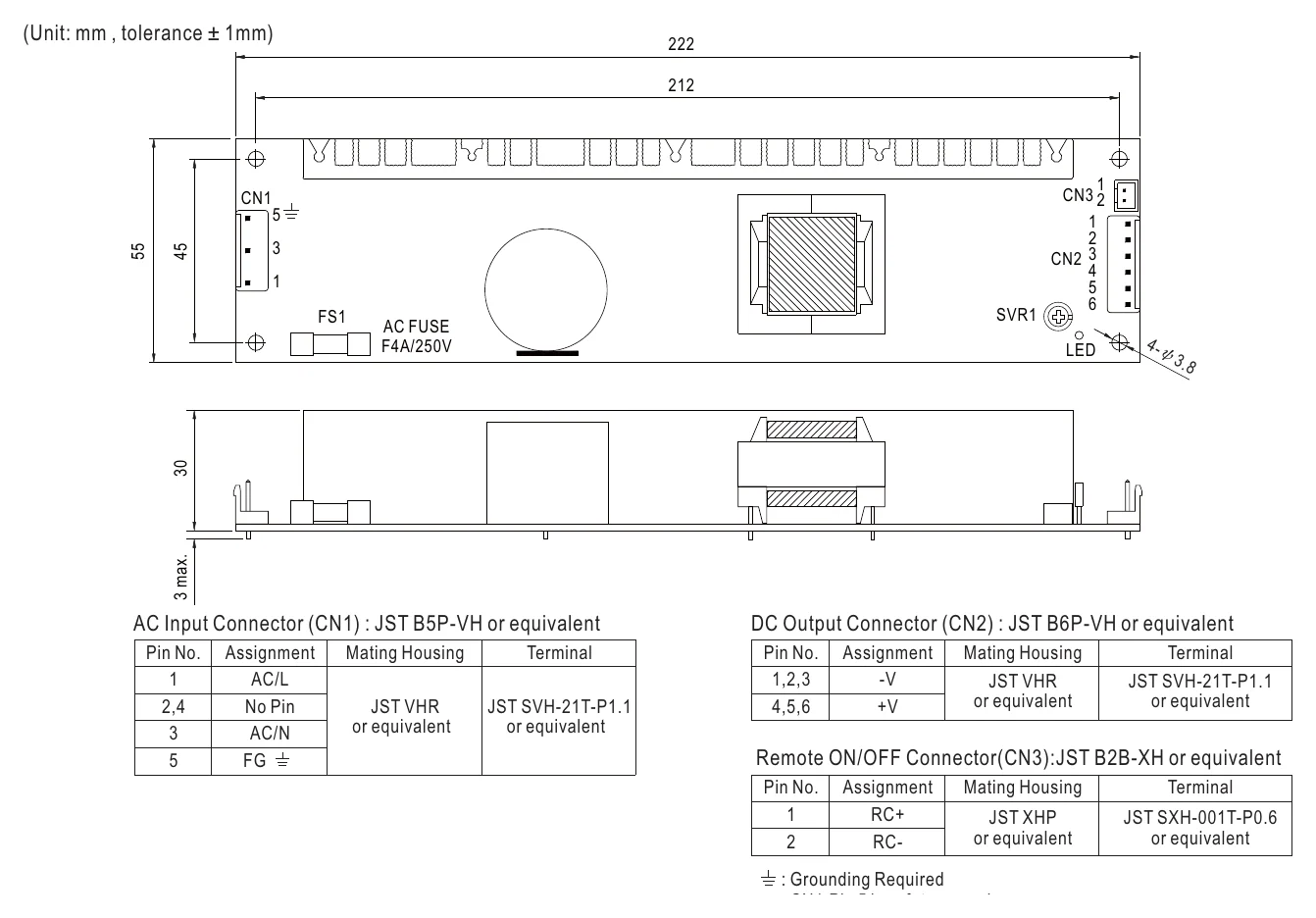 LPS-75-24 Mechanical Specification