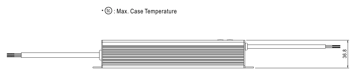 HVG-65-42A ‧tc : Max. Case Temperature
