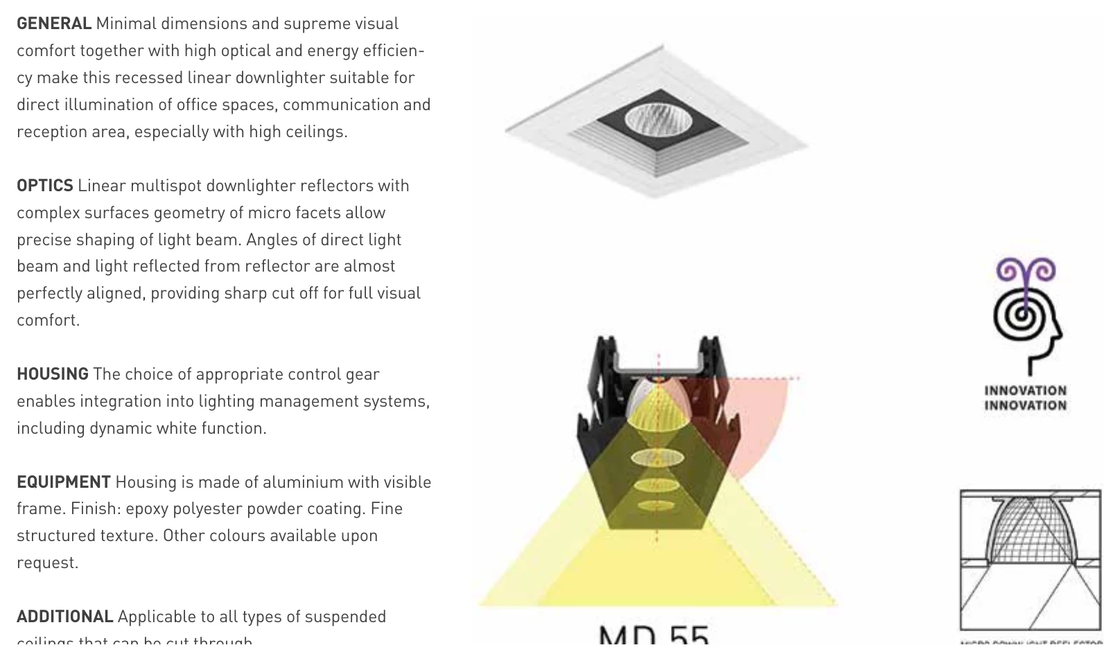 BK-151511211-DL GENERAL Minimal dimensions and supreme visual