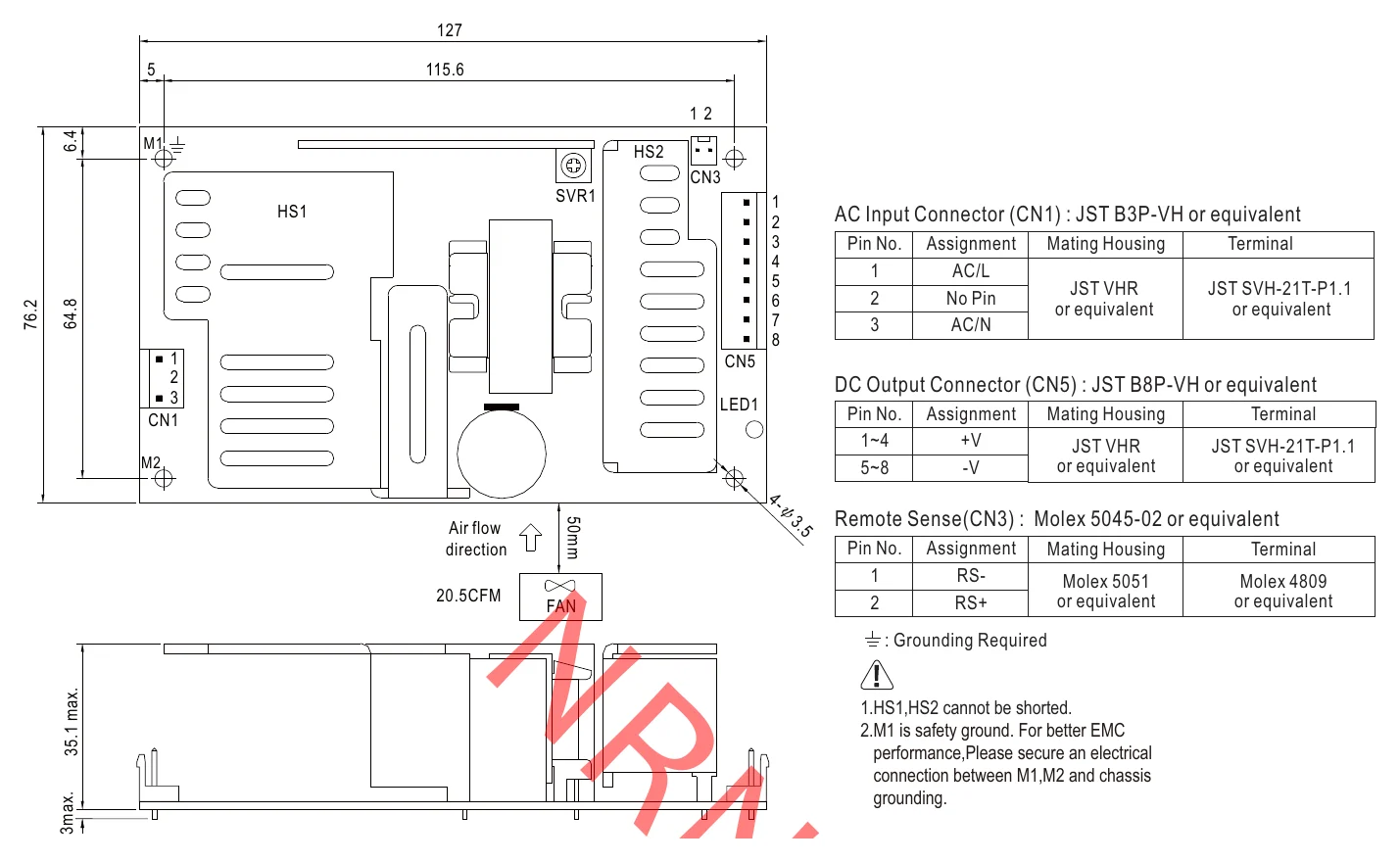PPS-200-24 Mechanical Specification