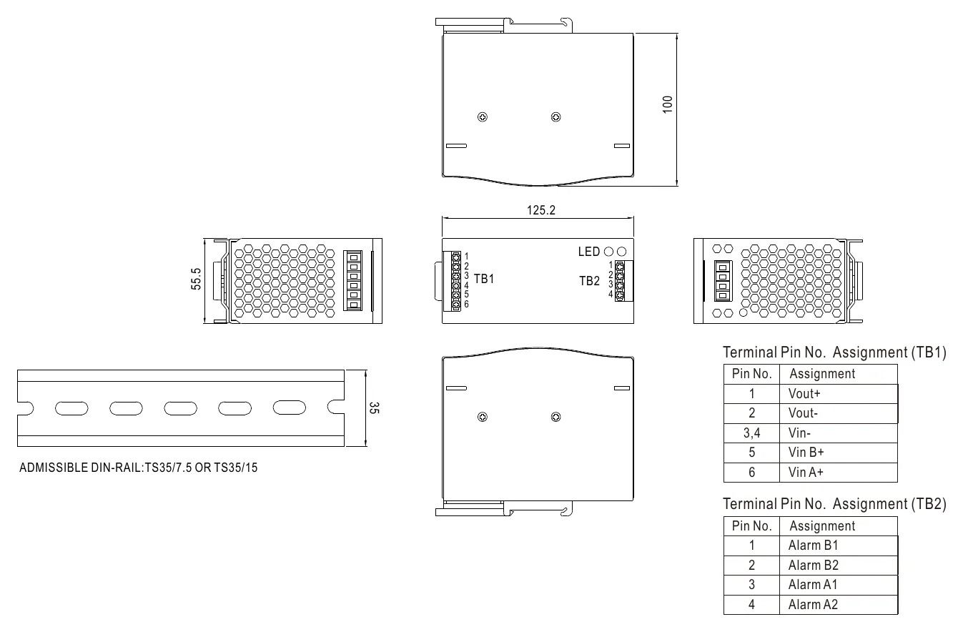 DR-RDN20 Mechanical Specification
