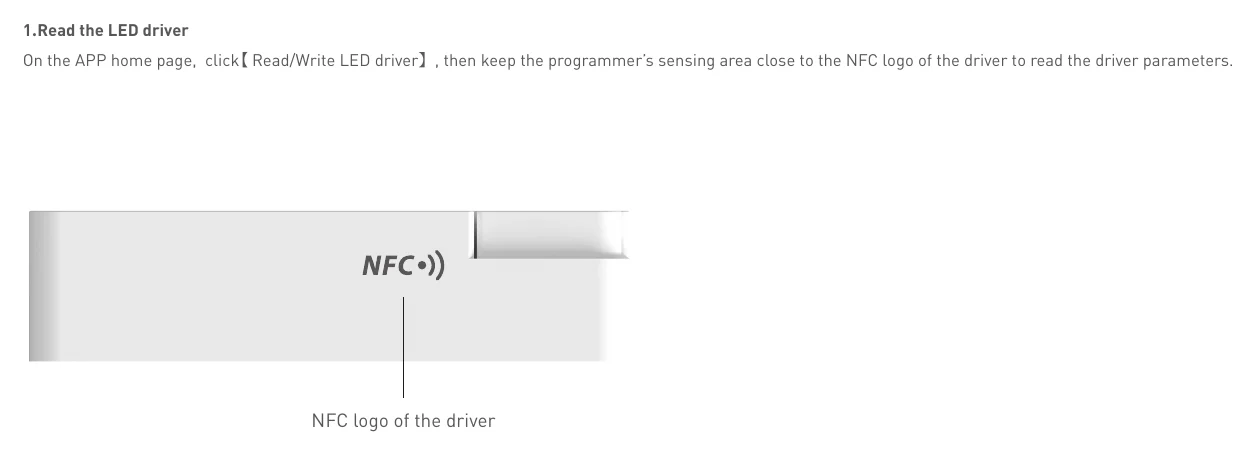 SN-45-300-1050-G1NF 1.Read the LED driver