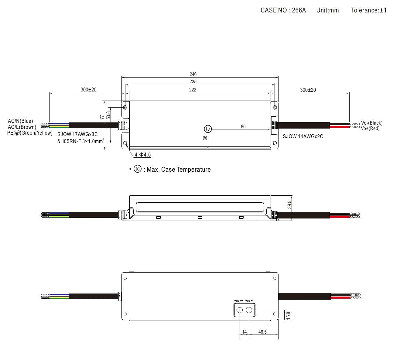 ELG-300-24A MECHANICAL SPECIFICATION
