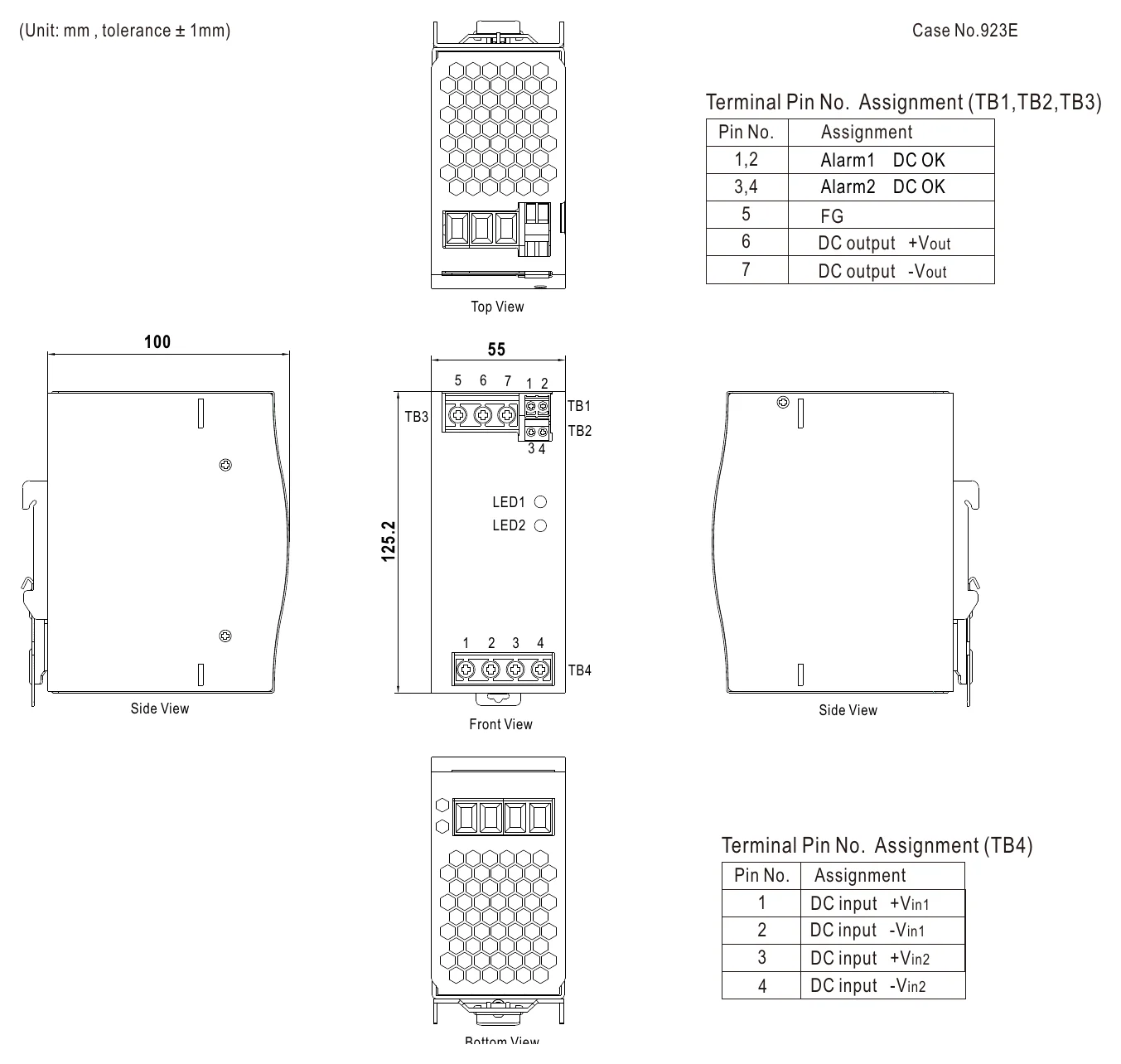 DRDN40-12 Mechanical Specification