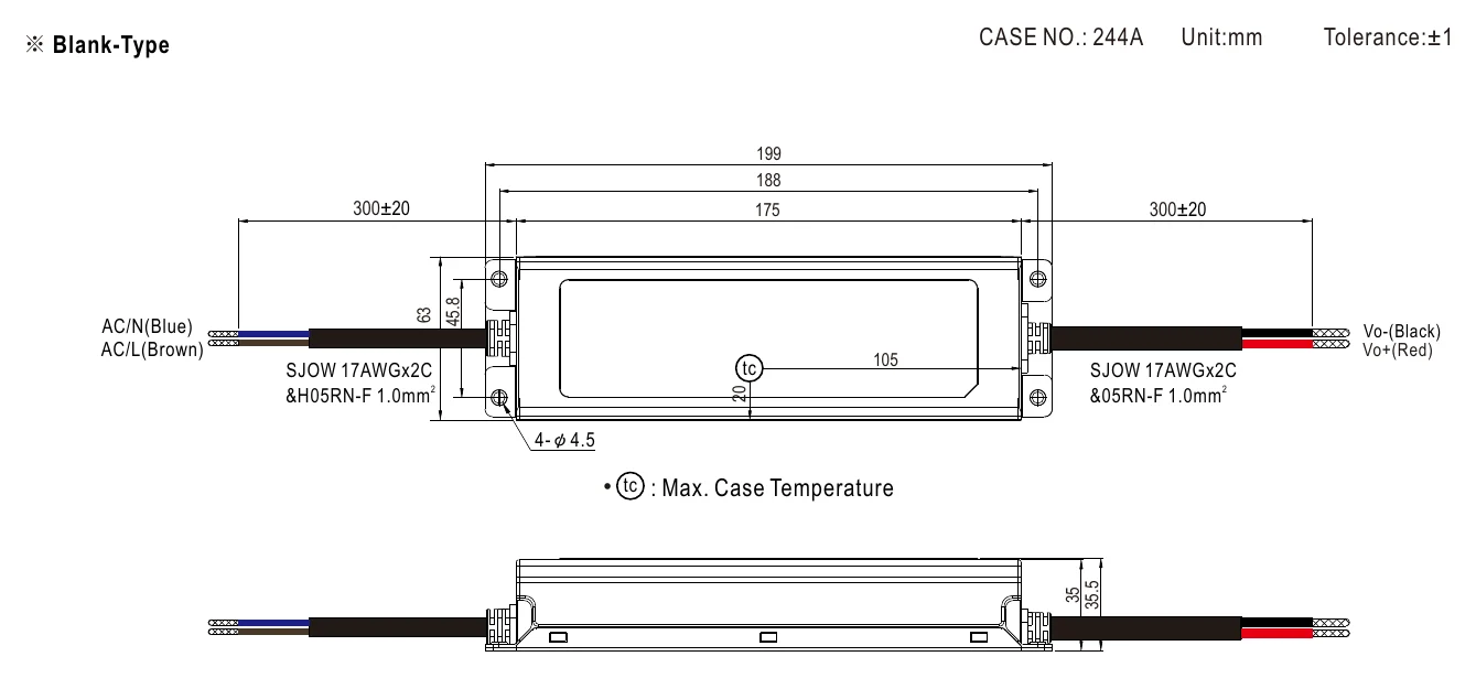 ELG-100-42 Mechanical Specification β» Blank-Type