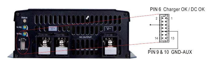 NPP-1700-48 PIN6 Charger OK/DC OK