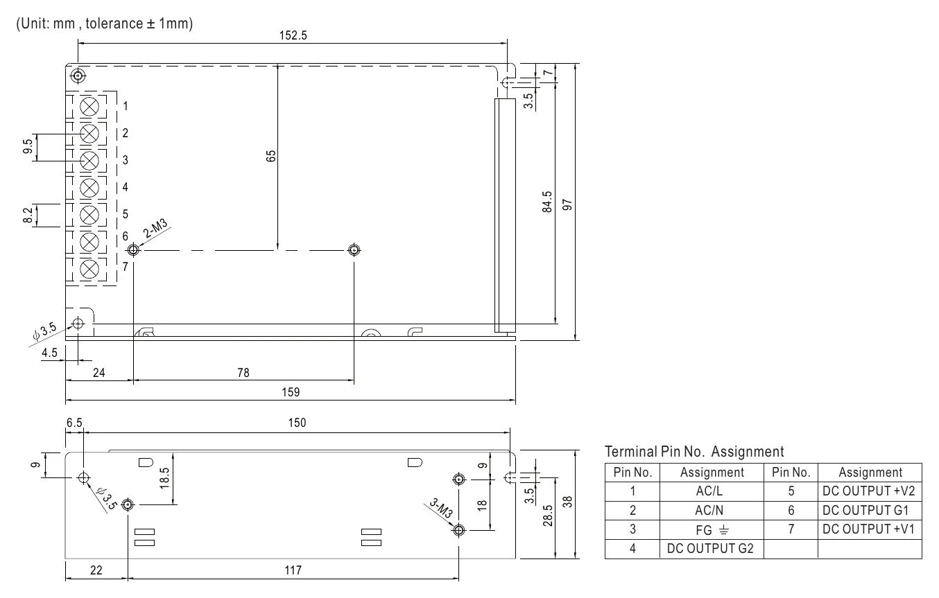 RID-85B Mechanical Specification