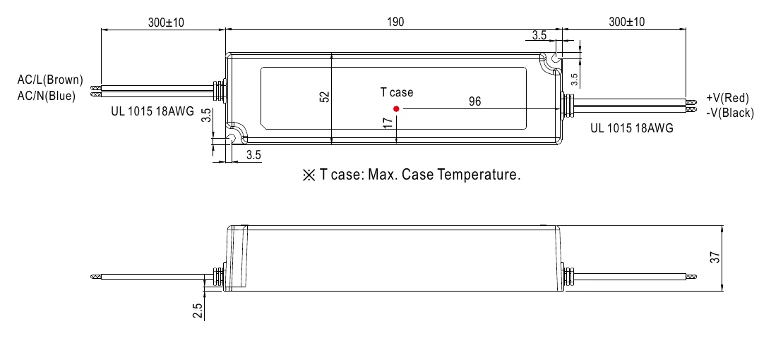 LPC-100-350 Mechanical Specification