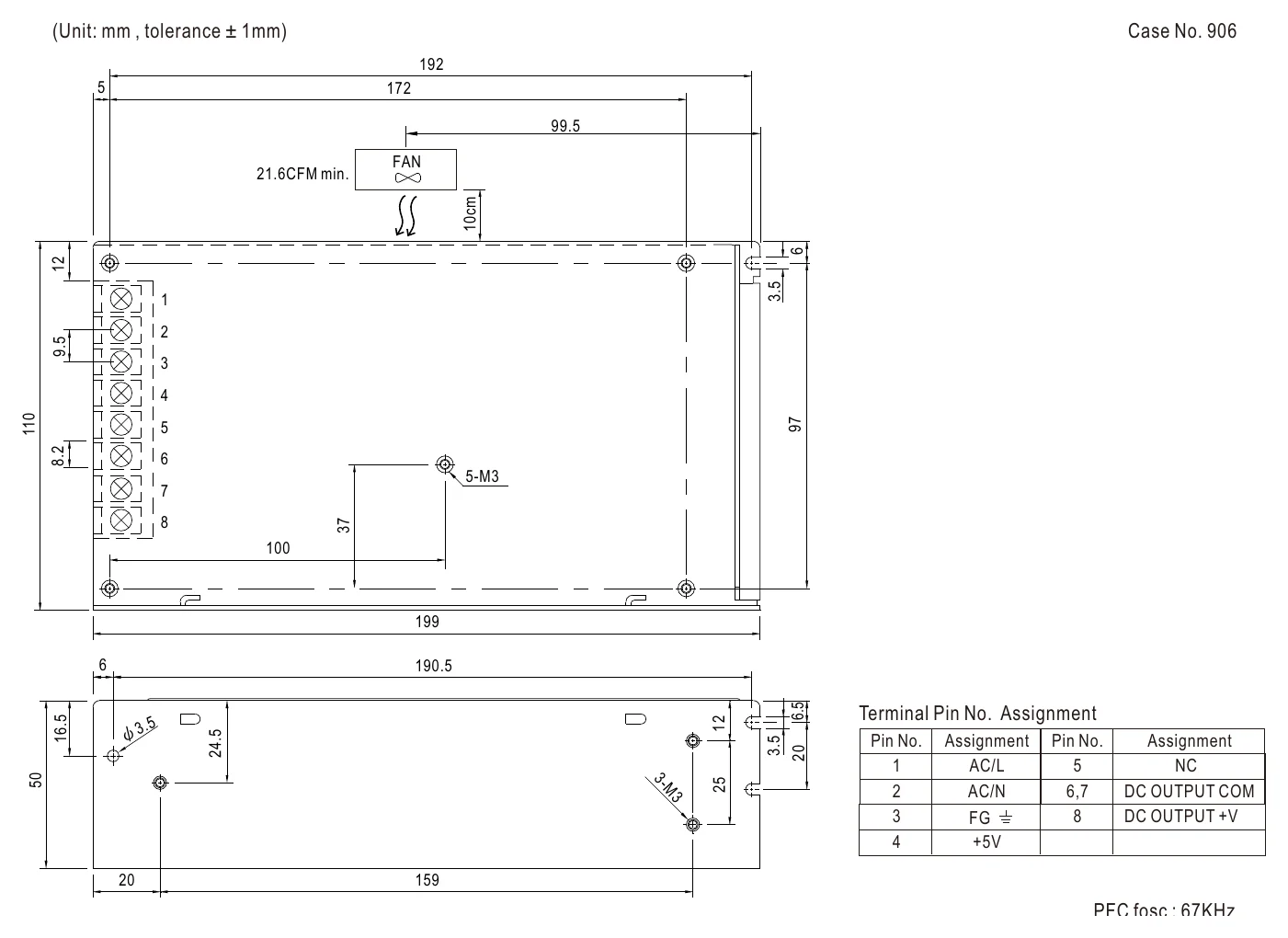 ADS-15512 Mechanical Specification
