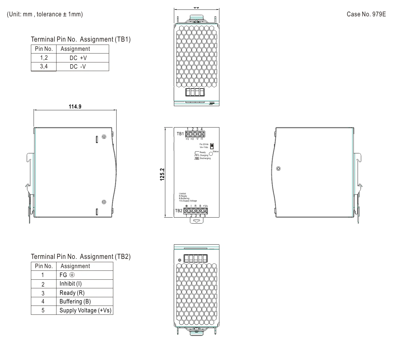 DBUF40-24 Mechanical Specification