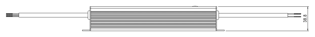 HLG-80H-C350B Dimensions (mm)