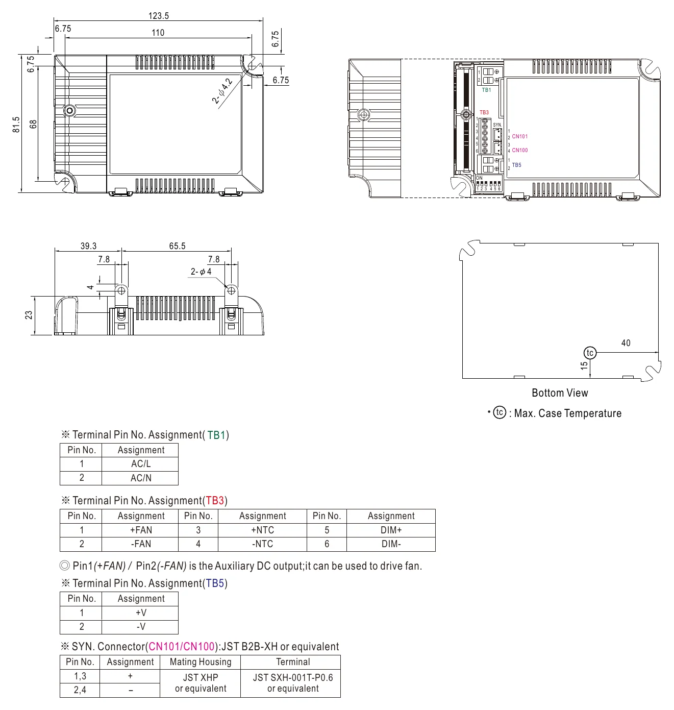 LCM-40 MECHANICAL SPECIFICATION