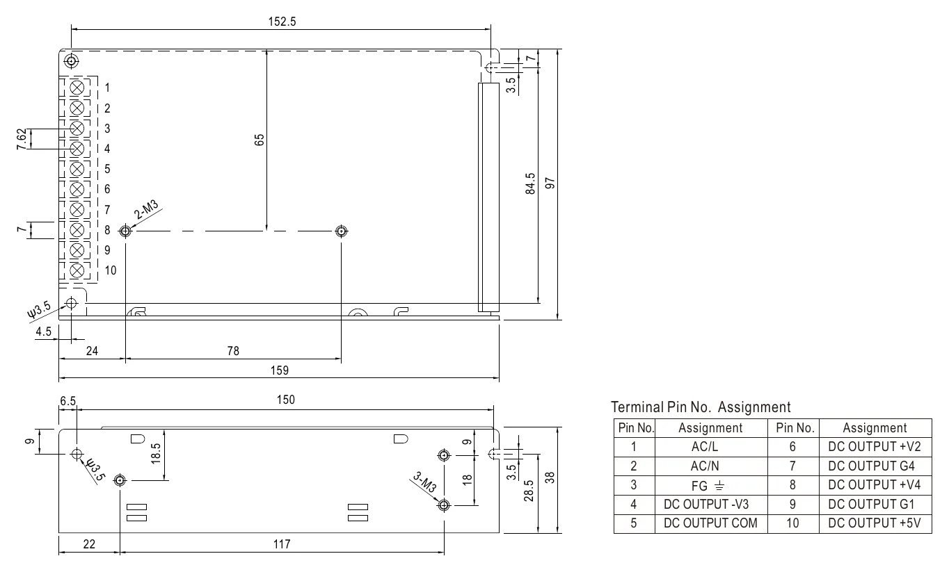 IQ-60D Mechanical Specification
