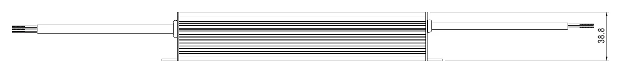HLG-120H-C350B Dimensions (mm)