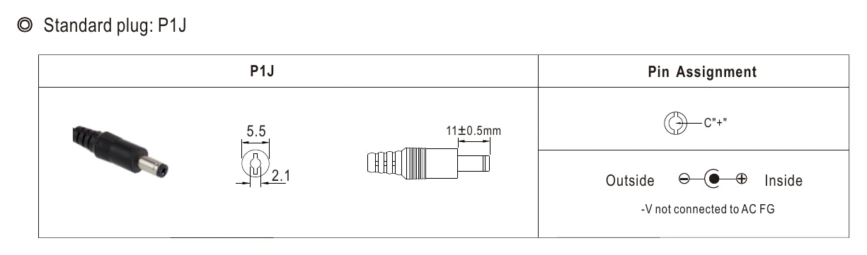 GST60A05-P1J DC output plug