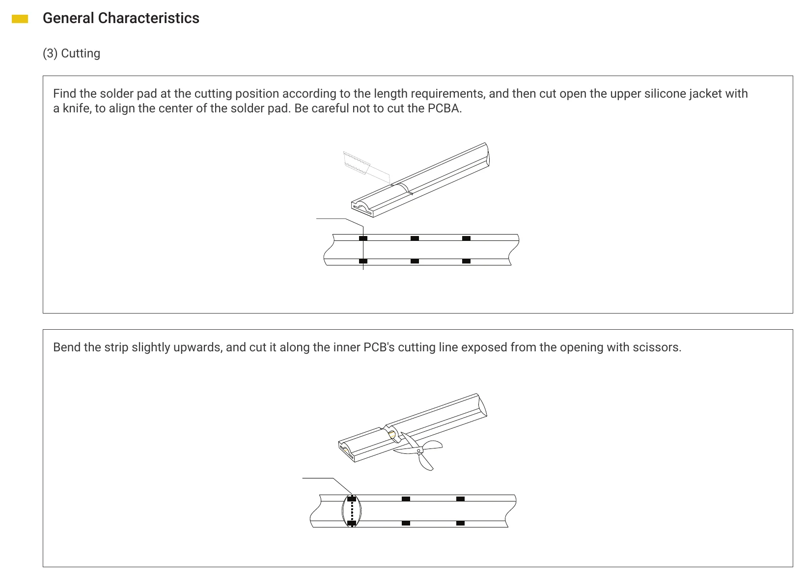 Archilight LED Strip Pro Pure Flow IP67 General Characteristics
