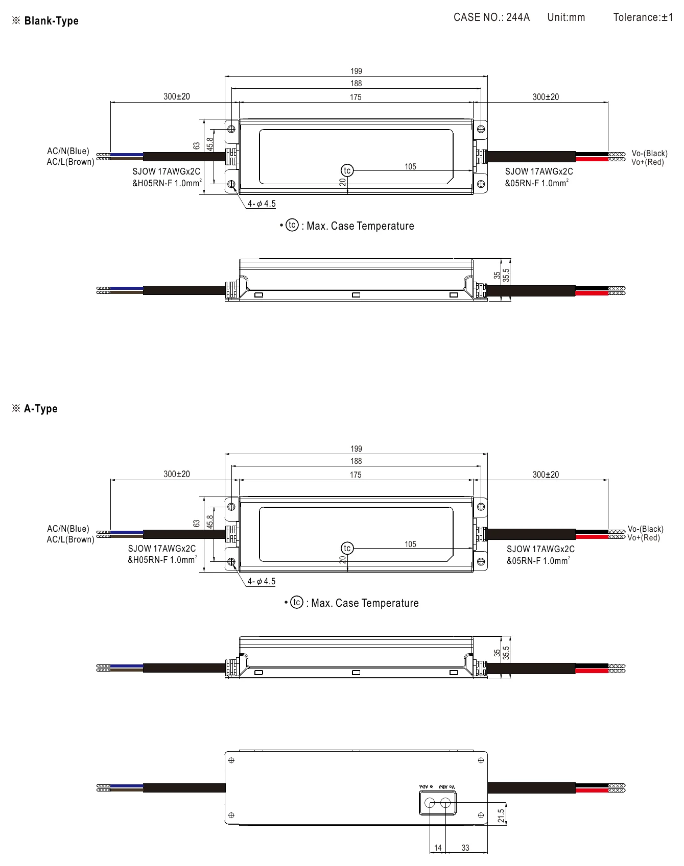 ELG-100-48A Mechanical Specification