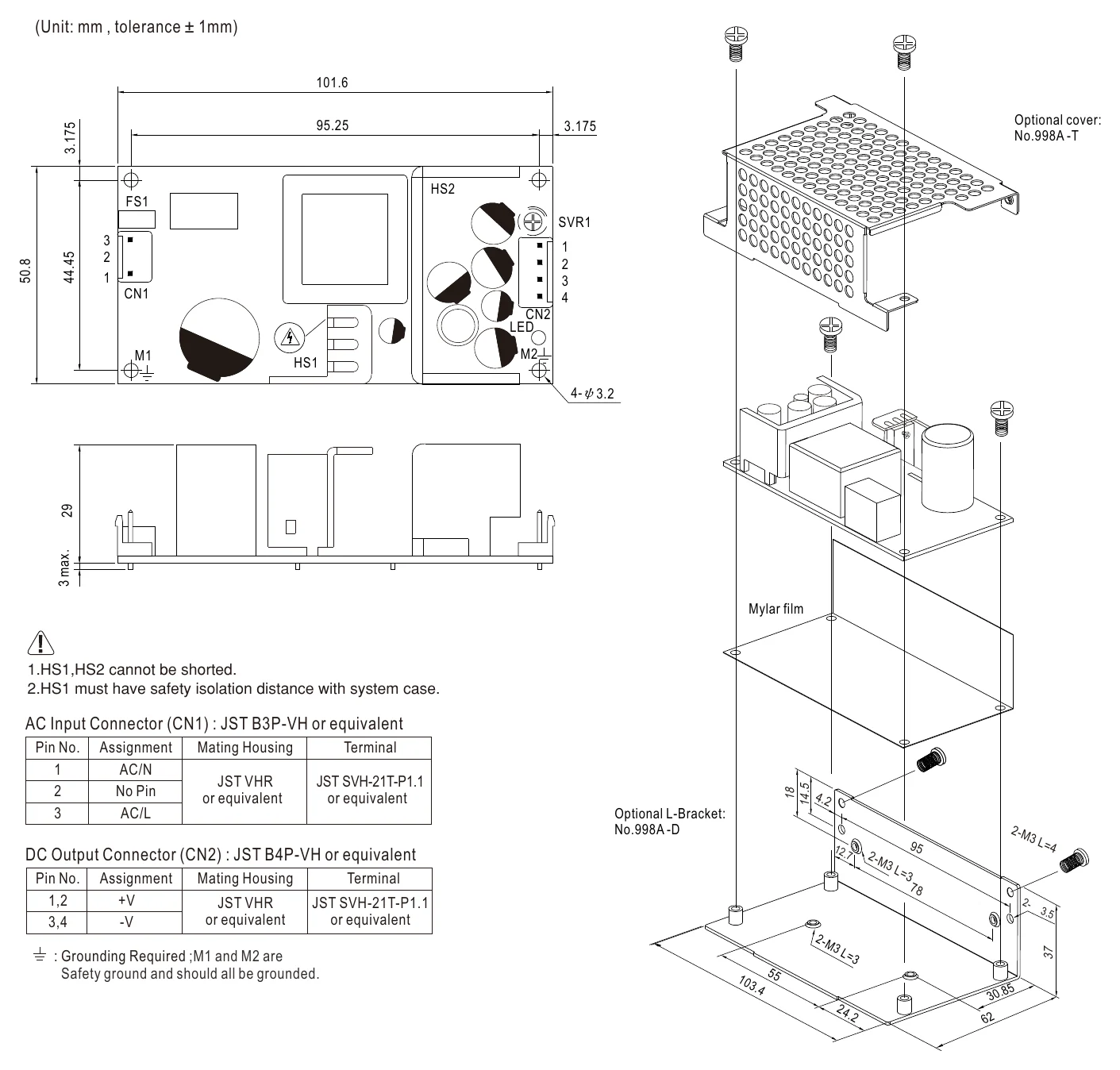 EPS-45-12 Mechanical Specification