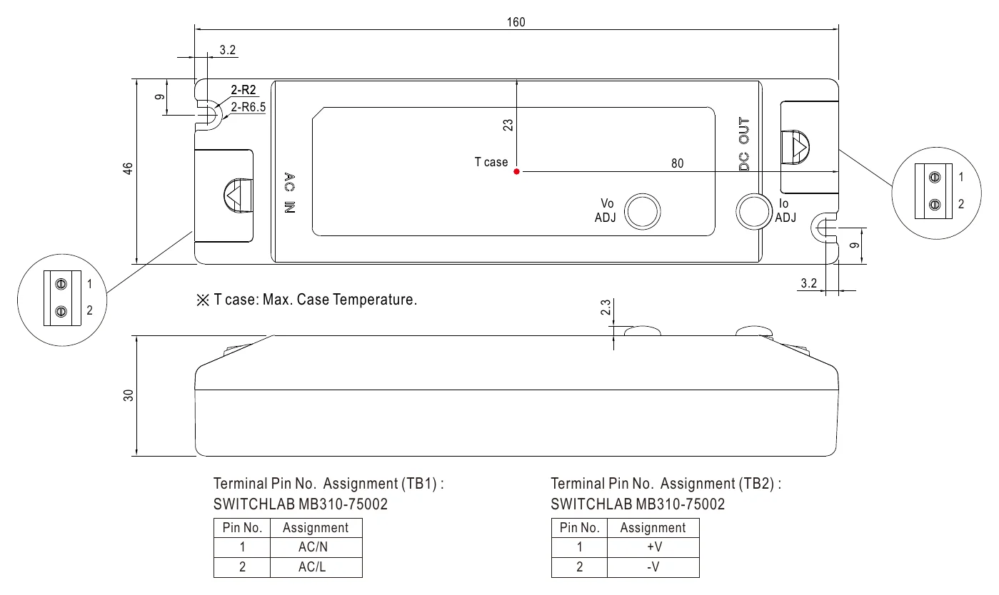 PLC-30-20 Mechanical Specification