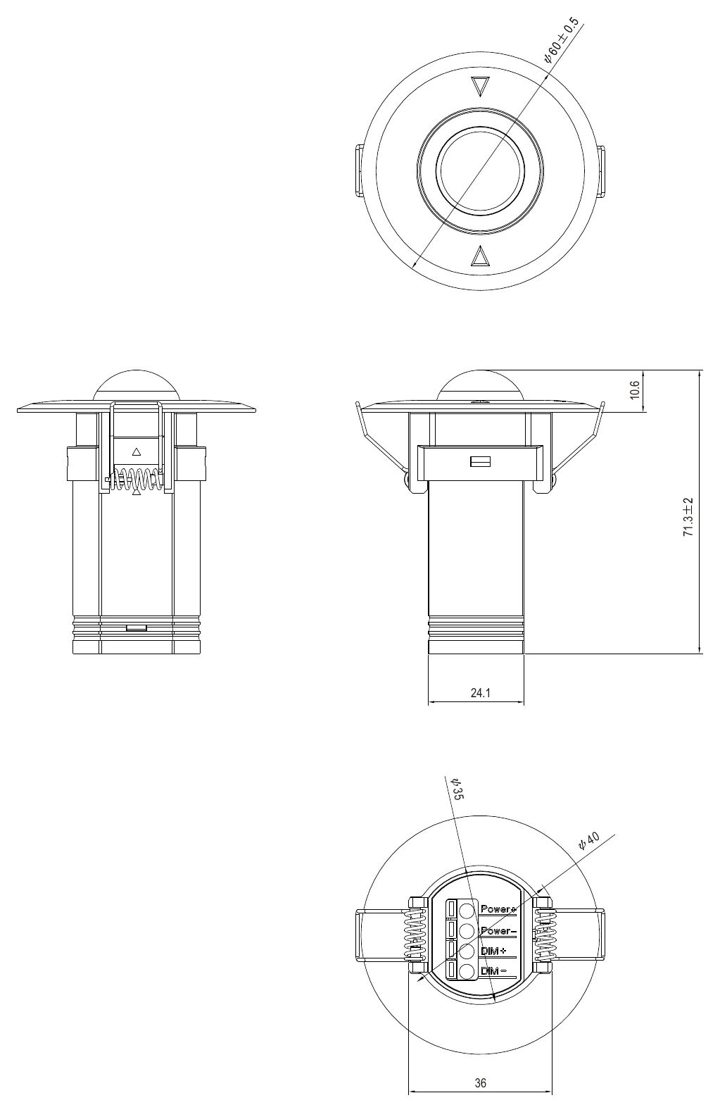 PIR-045 Mechanical Specification