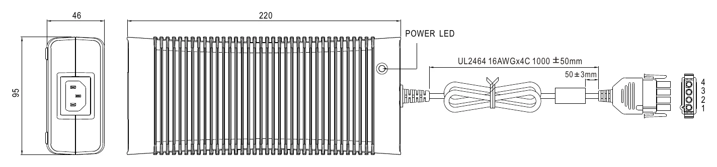 GS280A24-C4P Mechanical Specification