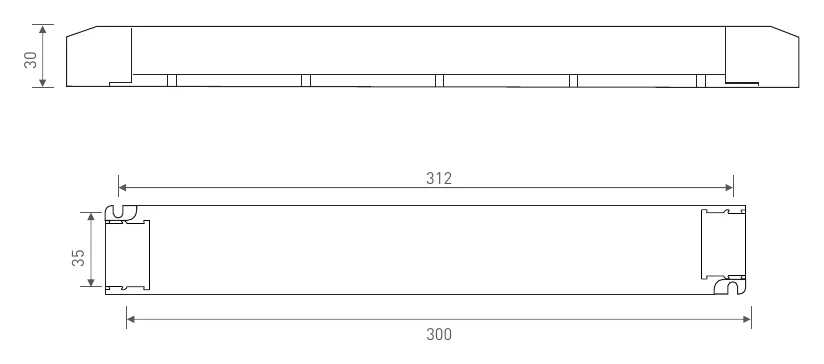 LM-150-24-G2D2 Dimensions (mm)