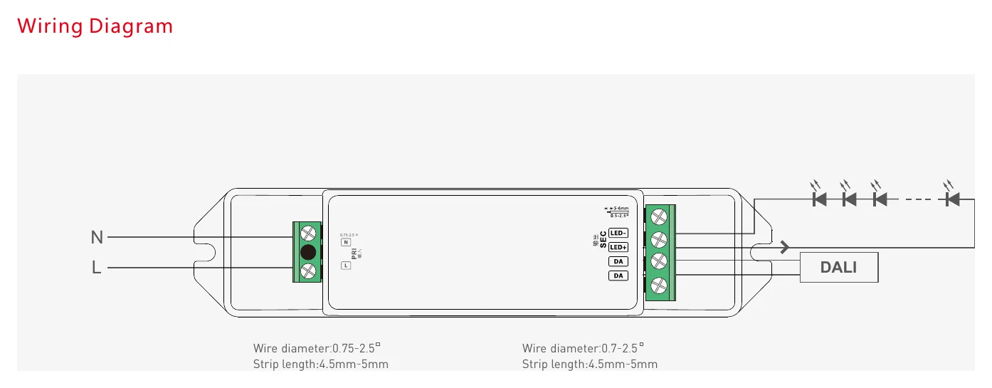 SE-12-350-700-W1DS Wiring Diagram