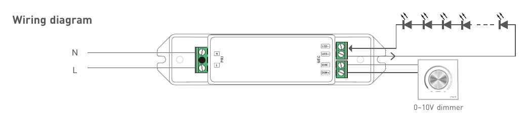 SE-10-350-700-W1A Wiring diagram