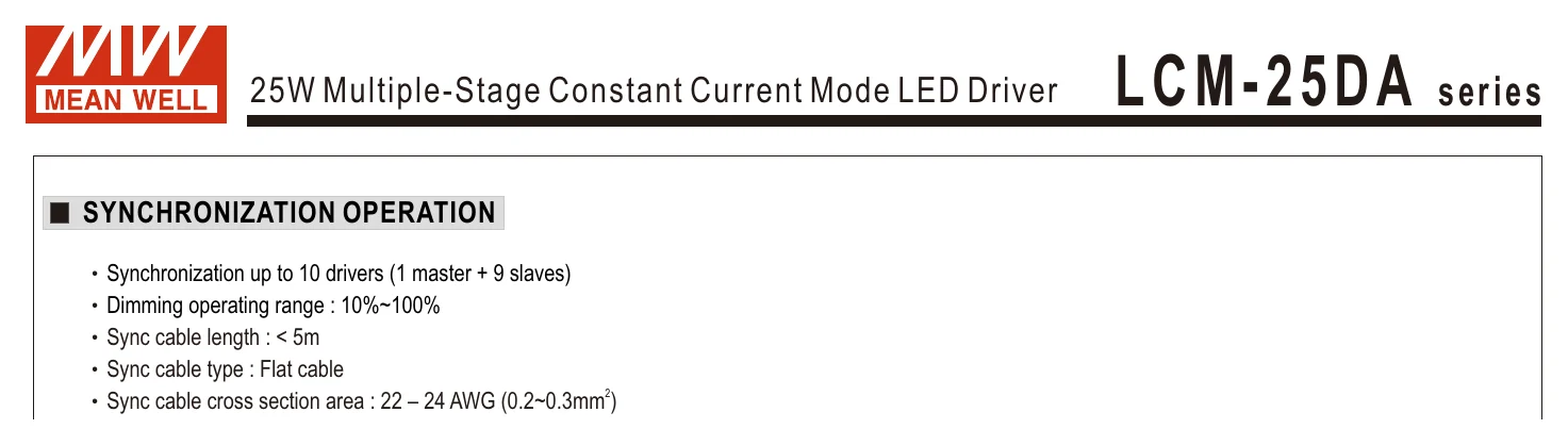 LCM-25DA LCM-25DA series